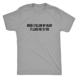 Follow My Heart Men's T-Shirt Black