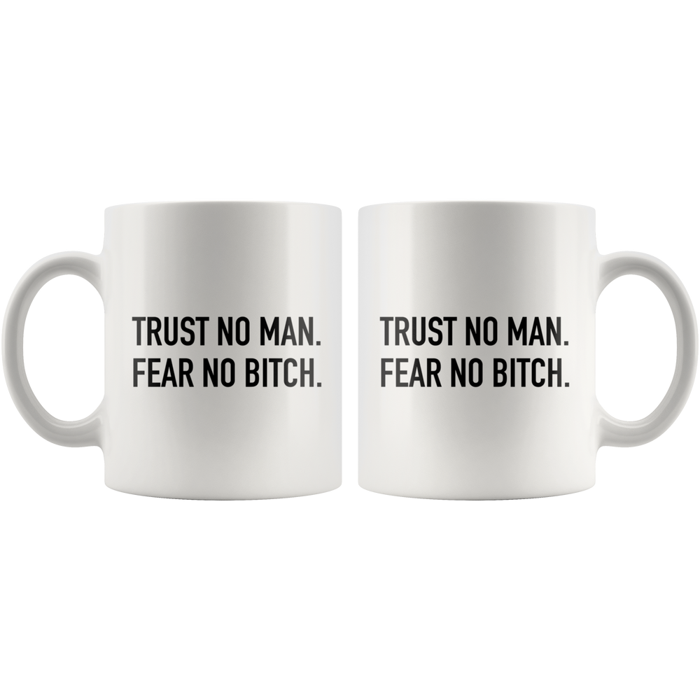 Trust No Man Mug Black