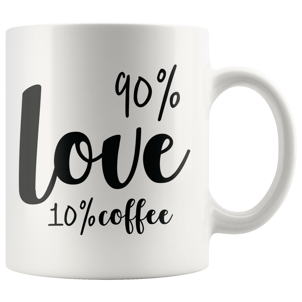 Love Coffee Mug Black