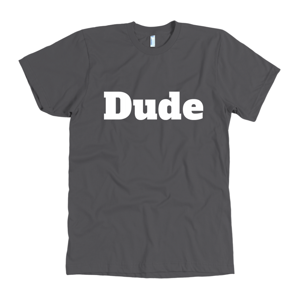 Dude Men's T-Shirt White
