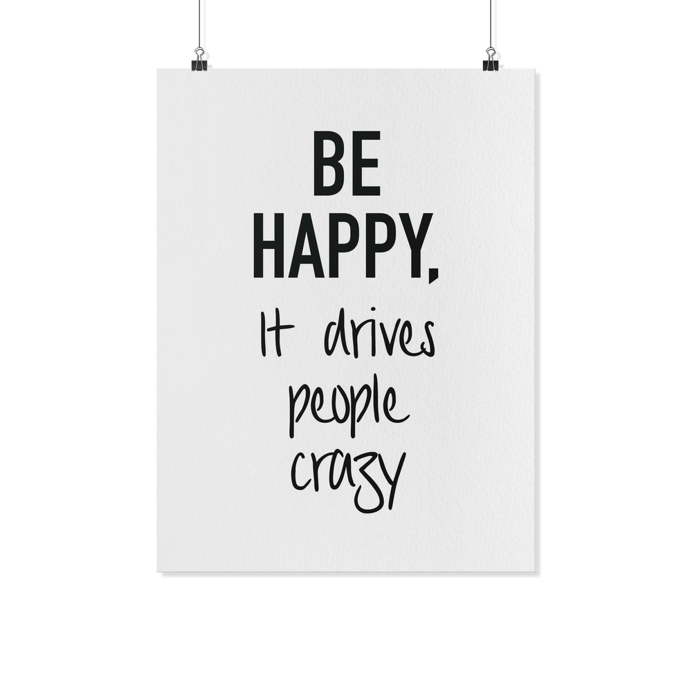 Be Happy Poster