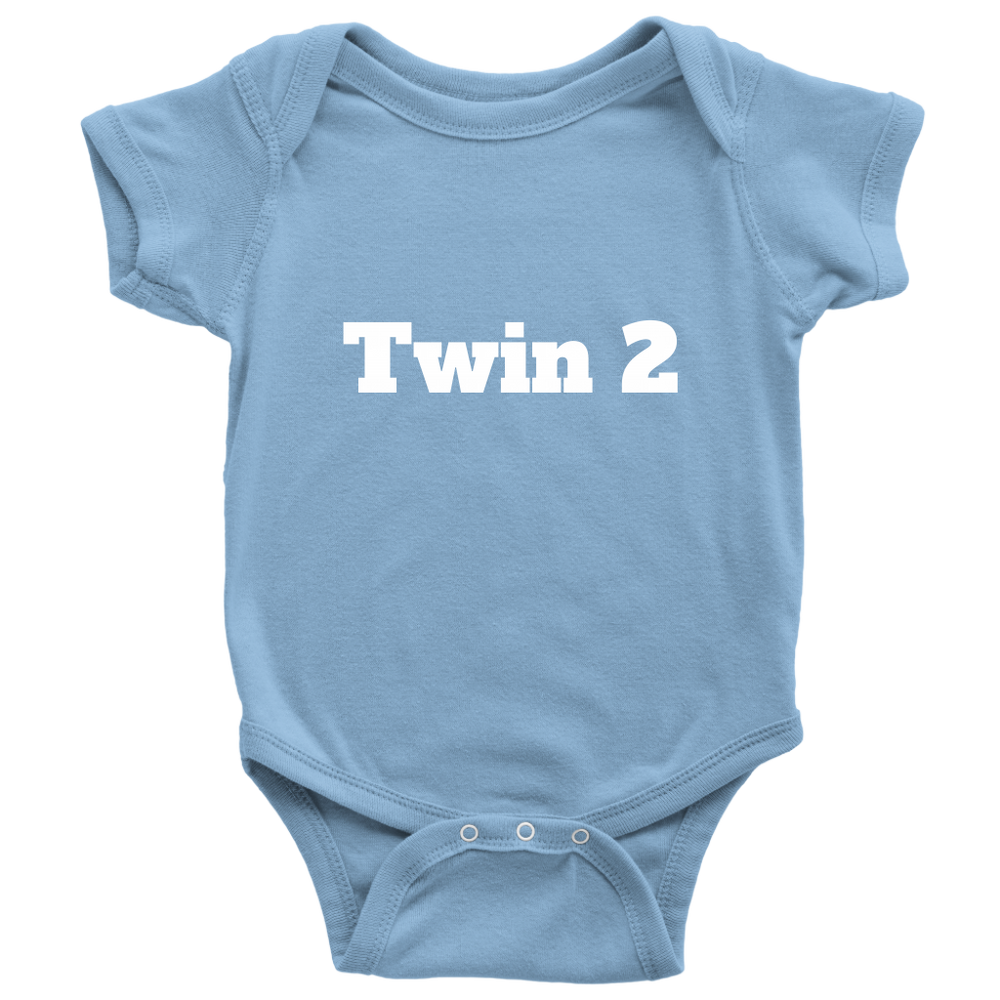 Twin 2 Bodysuit White