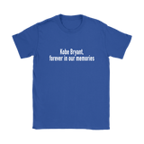 Kobe Bryant Memories Women's T-Shirt