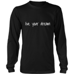 Live Your Women's Long Sleeves T-Shirt White