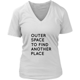 Outer Space To Find Another Place Women's T-Shirt Black