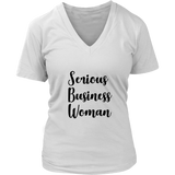 Serious Business Woman Women's T-Shirt Black