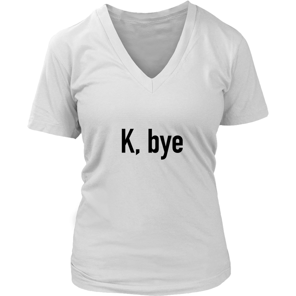 K Bye Women's T-Shirt Black