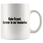Kobe Bryant Memories Mug Black