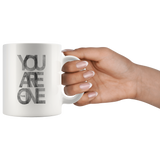 Your Are The One Mug Black