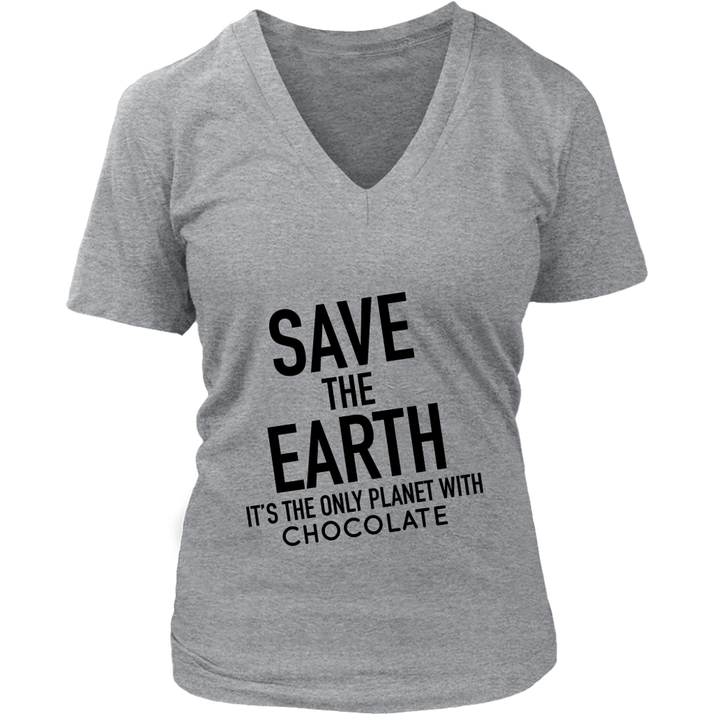 Save The Earth It's The Only Planet Women's T-Shirt Black