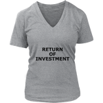Return Of Investment Women's T-Shirt Black