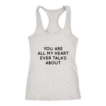 You Are All My Heart Women's T-Shirt Black