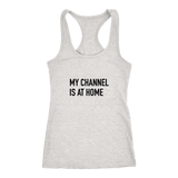 My Channel Is At Home 2 Women's T-Shirt Black