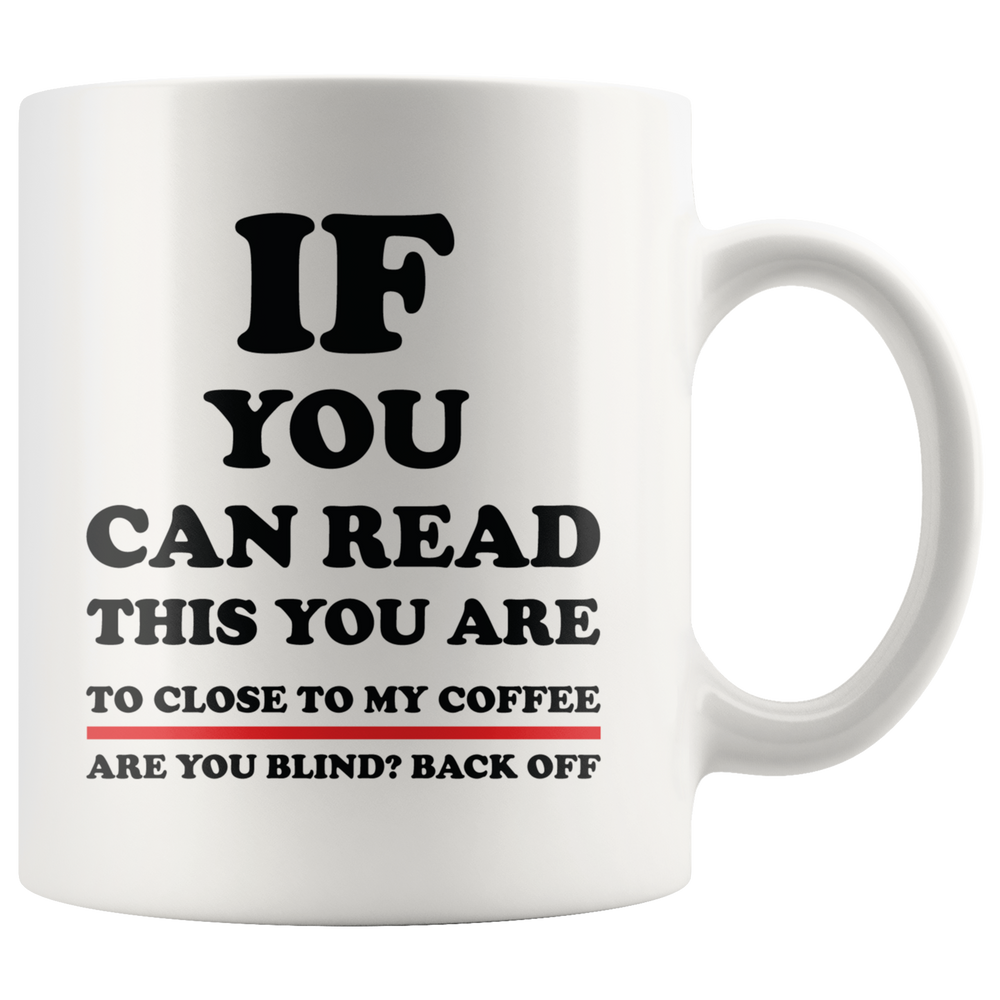 If You Can Read This Mug Black