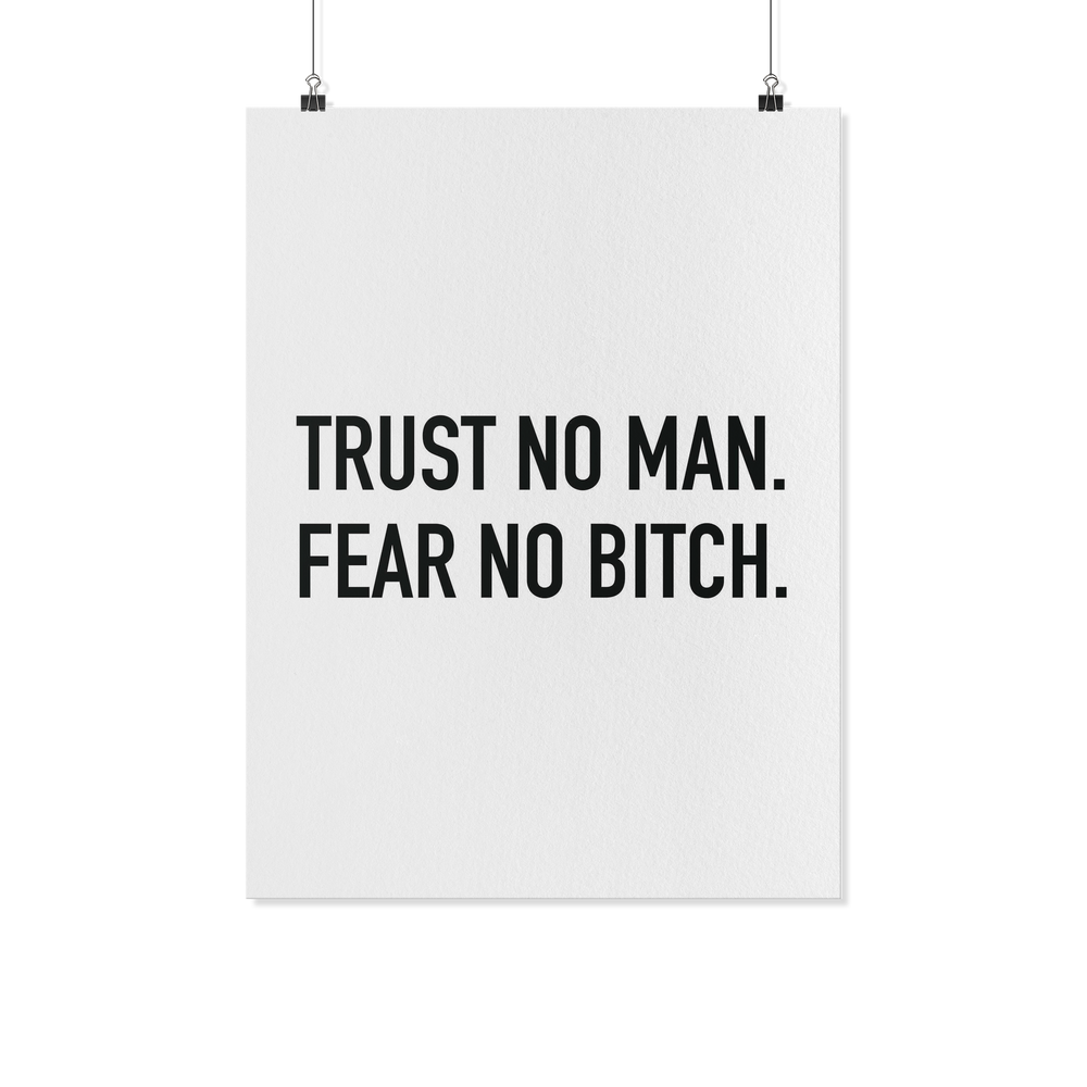 Trust No Man Poster