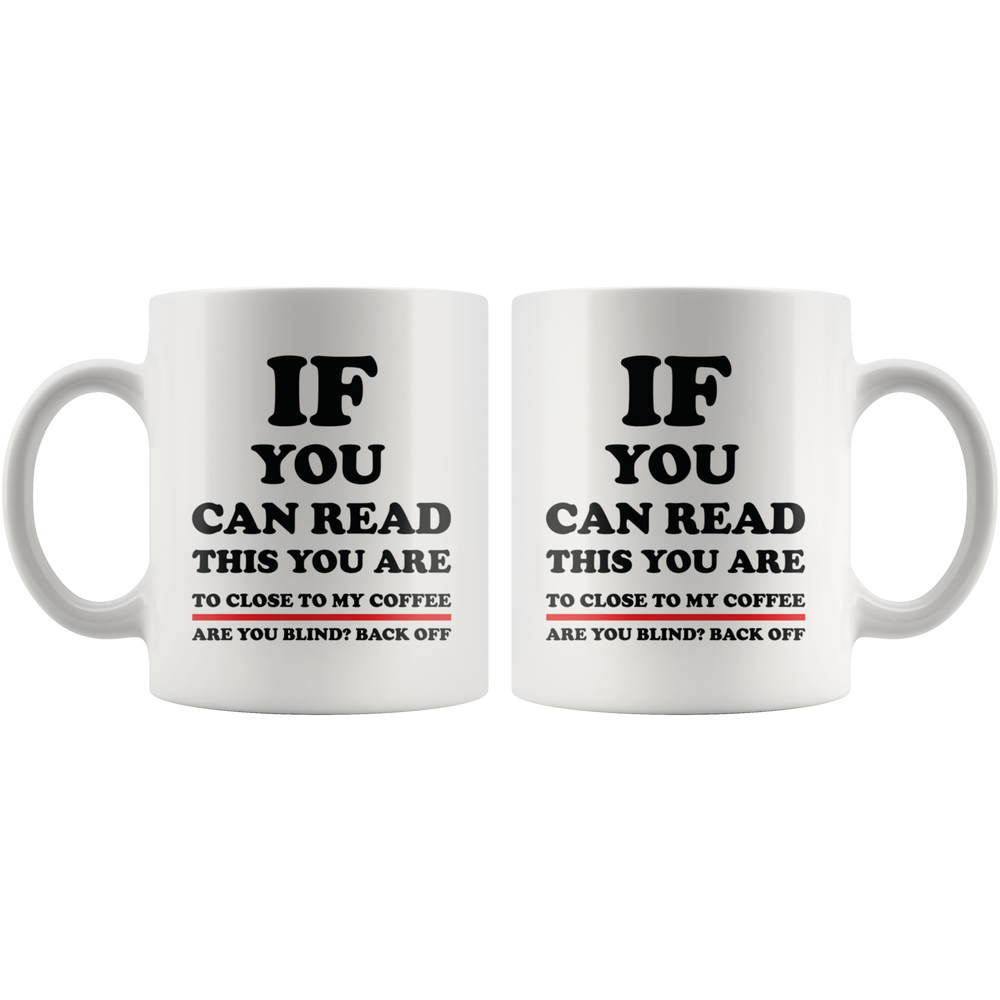 If You Can Read This Mug Black