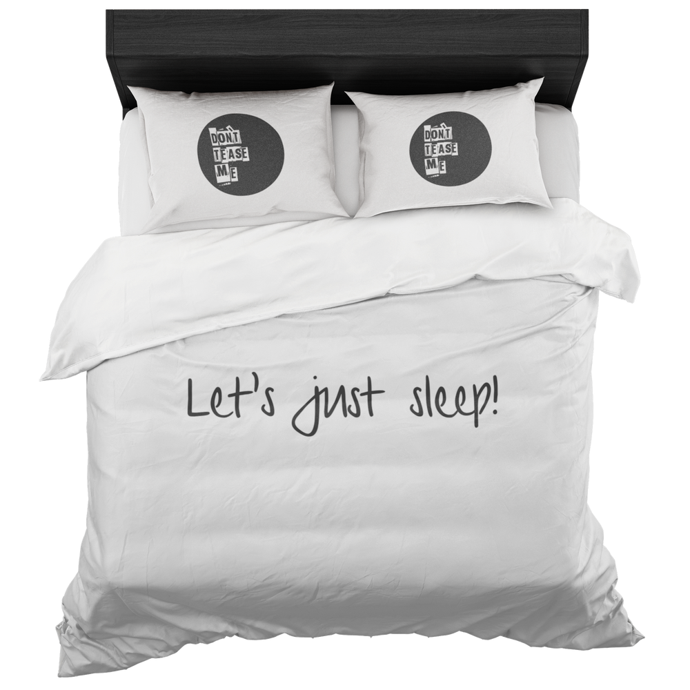 DTM Let's Just Sleep Adult Bedding Set