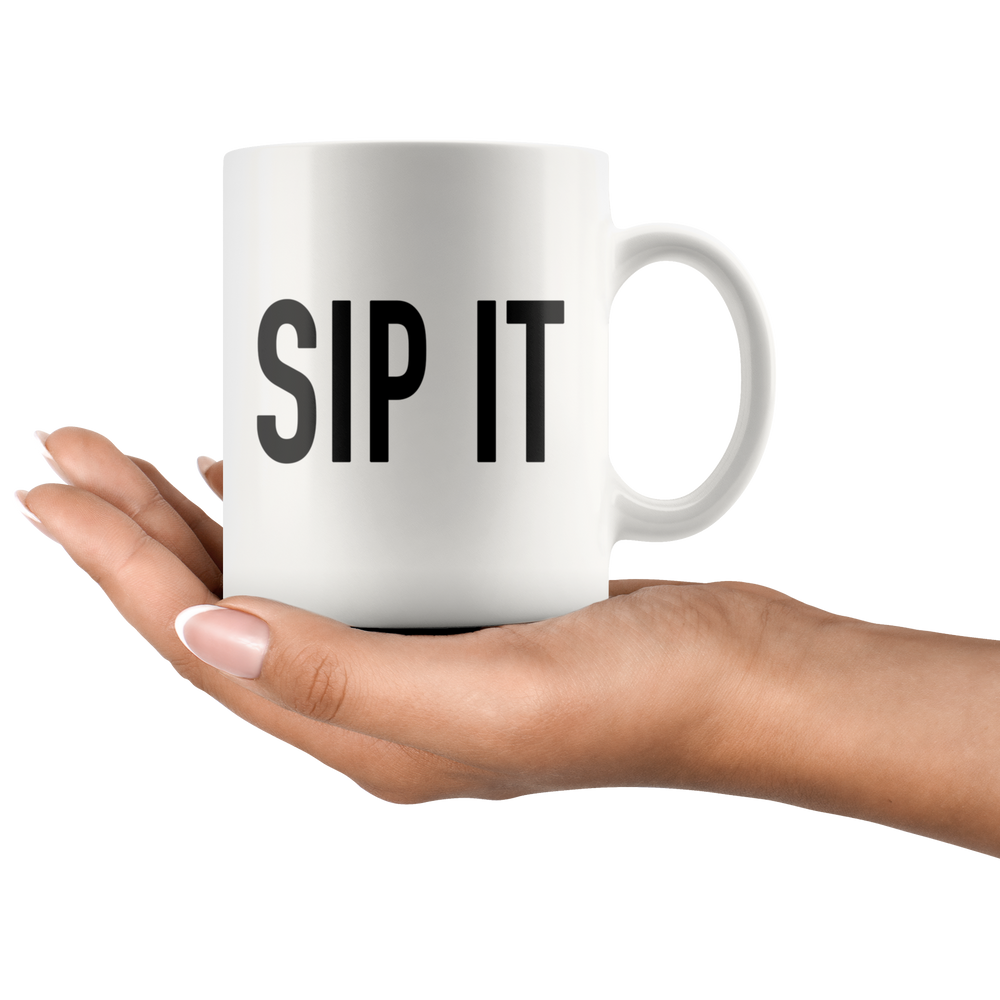 Sip It Mug Black