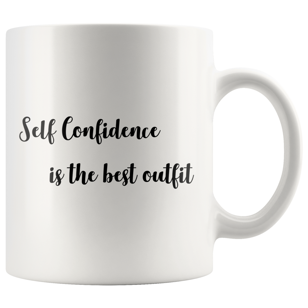 Self Confidence Is The Best Mug Black
