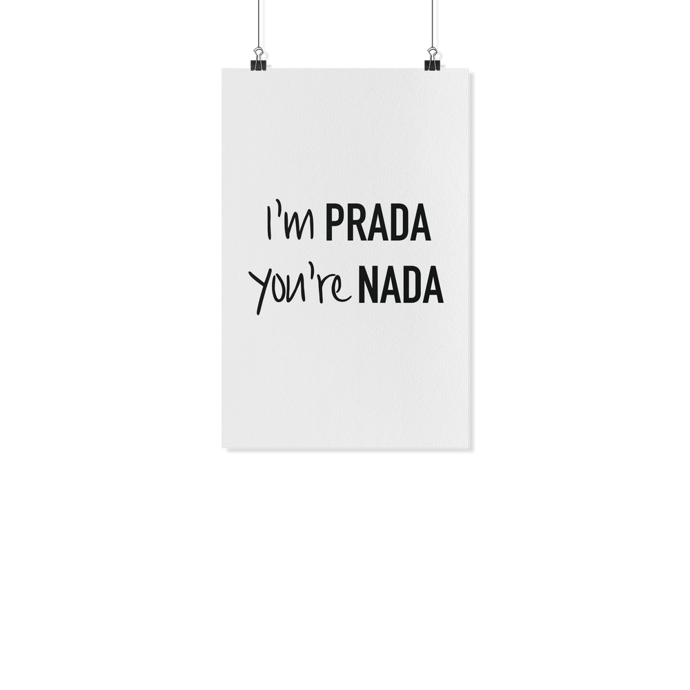I'm Prada Poster