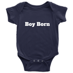 Boy Born Bodysuit White