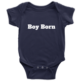 Boy Born Bodysuit White