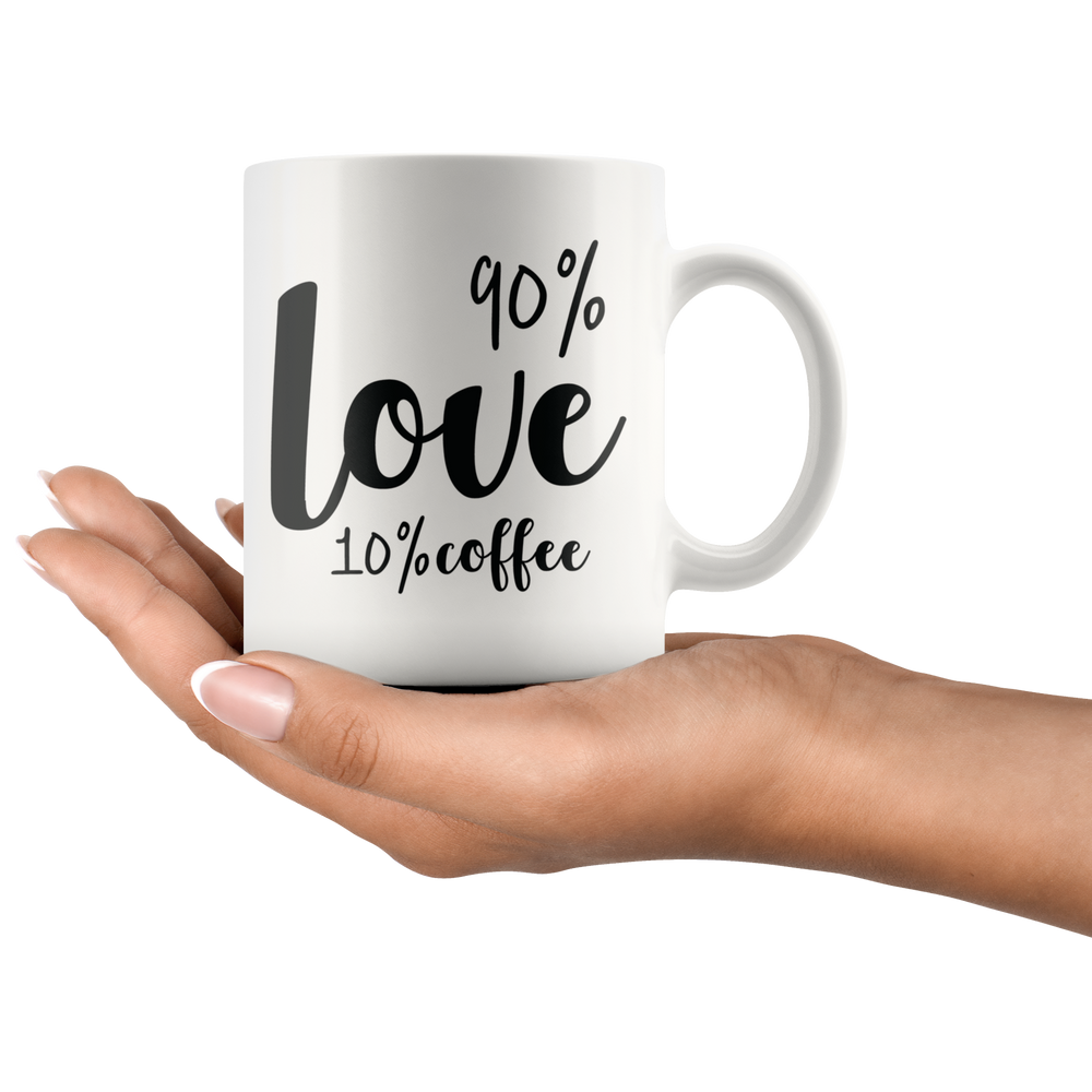 Love Coffee Mug Black