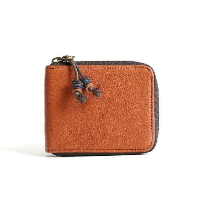 Retro Designer Zipper Wallet