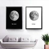 La Lune White Poster
