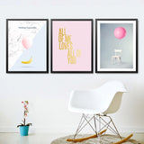 Balloon On A Chair Poster