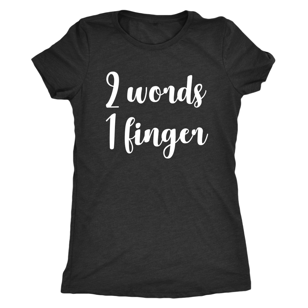 2 Words Women's T-Shirt White