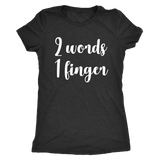 2 Words Women's T-Shirt White