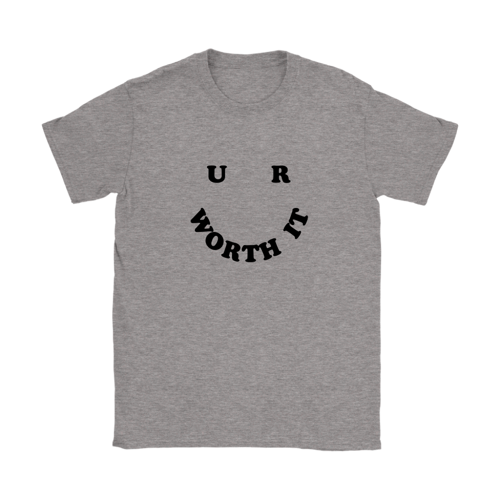 U R Worth It Women's T-Shirt Black