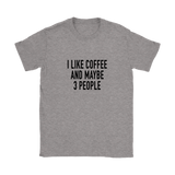 I Like Coffee Women's T-shirt Black