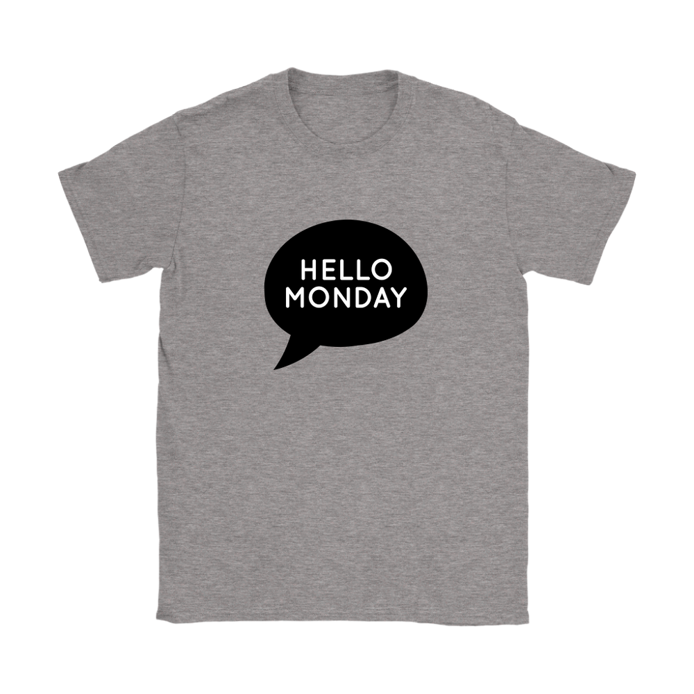 Hello Monday Women's T-Shirt Black