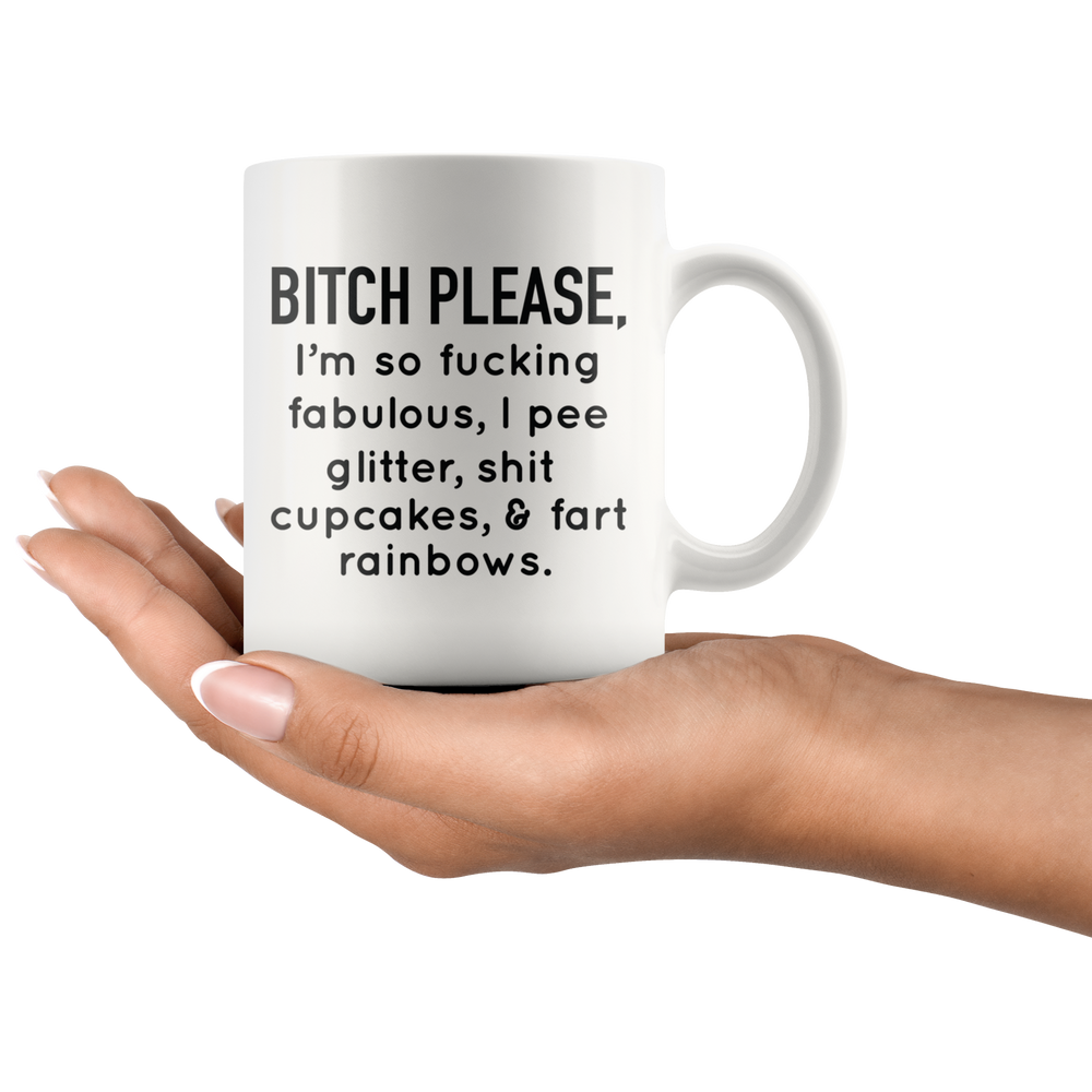 Bitch Please Mug Black