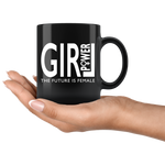 Girl Power Mug Black