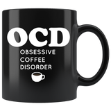 OCD Obsessive Coffee Disorder Mug White