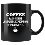 Coffee Has Given Me Unrealistic Mug White