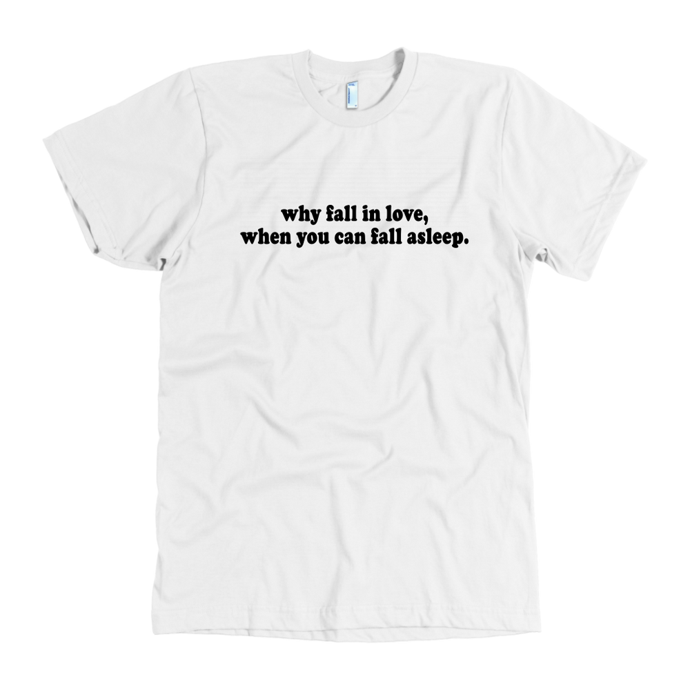 You Can Fall Asleep Men's T-Shirt Black