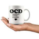 OCD Obsessive Coffee Disorder Mug Black